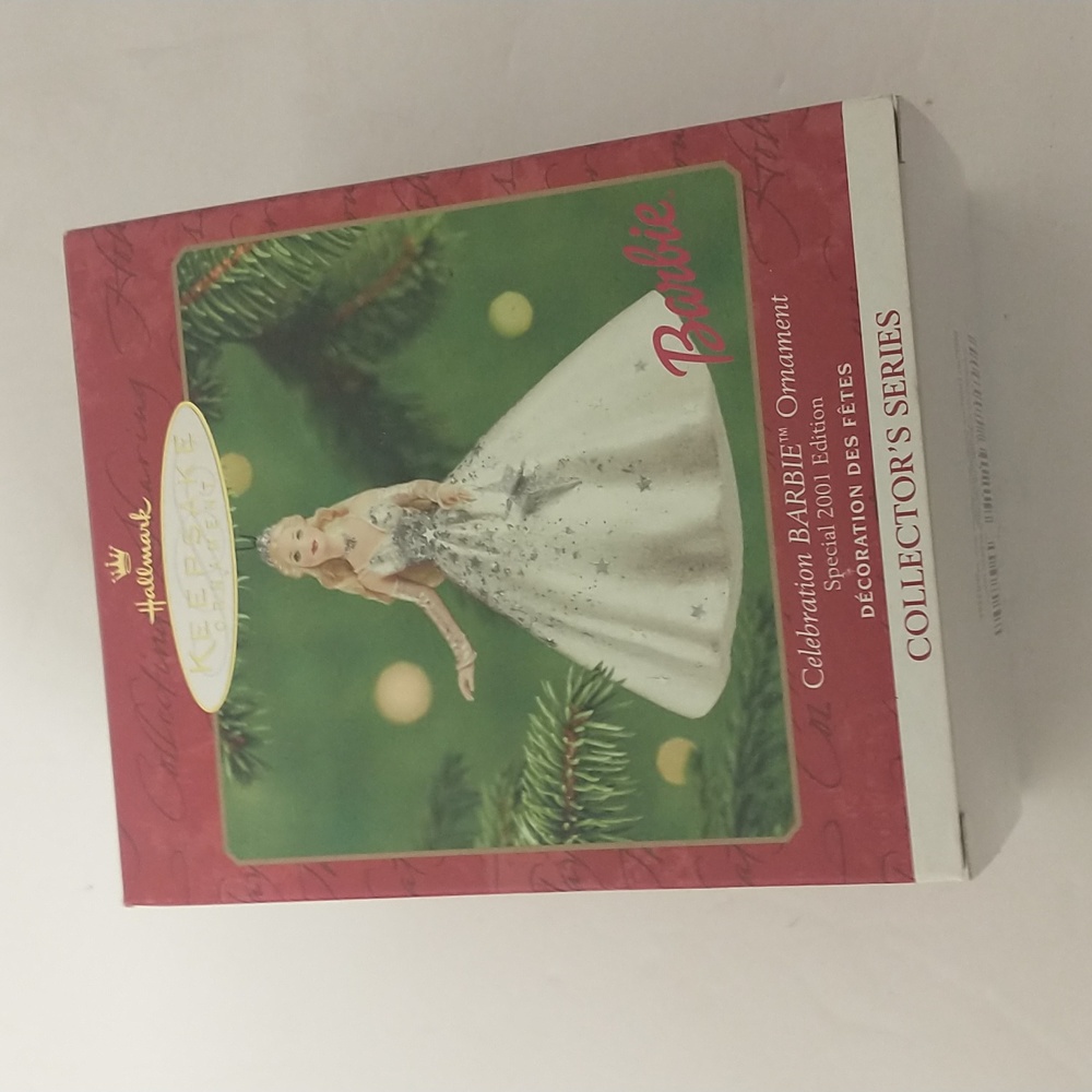 Celebration barbie 2001 ornament